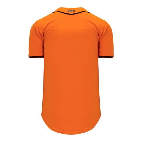 Athletic Knit Full Button Baseball Jersey with Braided Trim (BA5500)